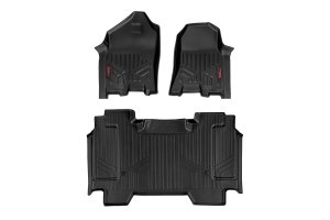 Ram 1500 Floor Mats - Front and Rear - Rough Country - Floor Armor - '19-'23
